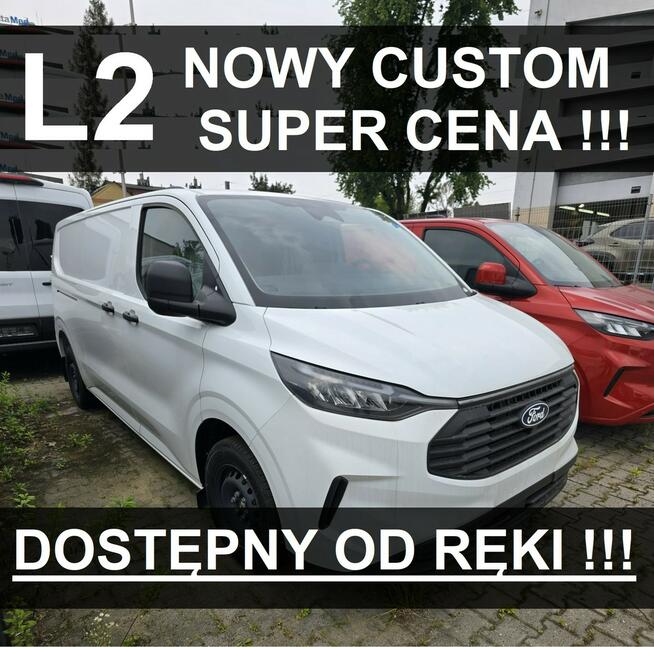 L2 Nowy Ford Custom 136KM L2 Od ręki Super Cena Full Led  1623zł