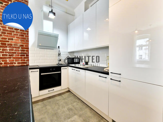 Apartament z Cegłą /Niskie opłaty /Klima