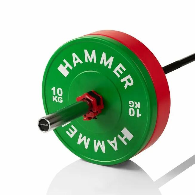 Obciążenia olimpijskie bumper 20 kg HAMMER 50mm