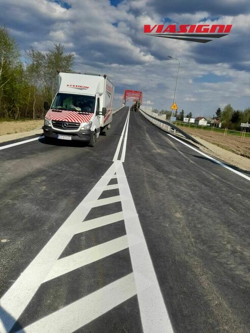 Produkcja montaż znaków drogowych oraz oznakowania poziomego