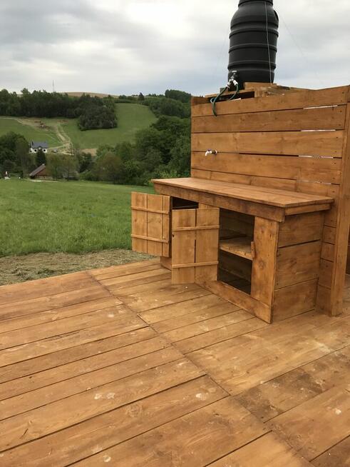 Namiot przy podeście