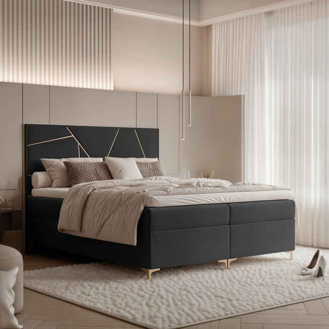 Łóżko kontynentalne EMILIO 120,140,160,180,200x200