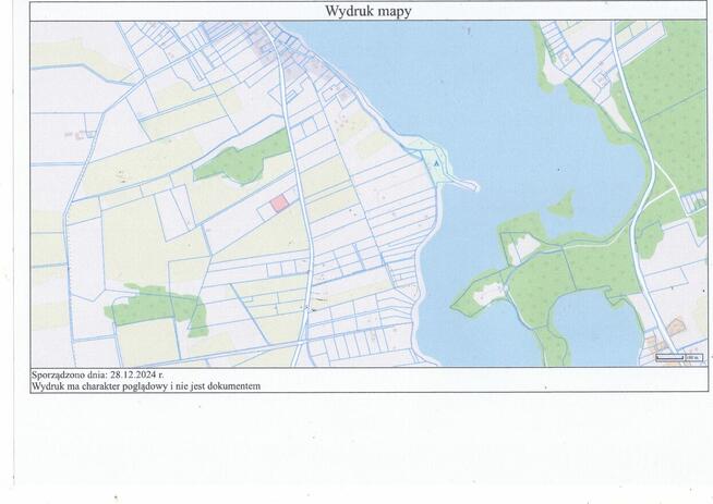 Działka na Mazurach w Probarku z projektem WZ