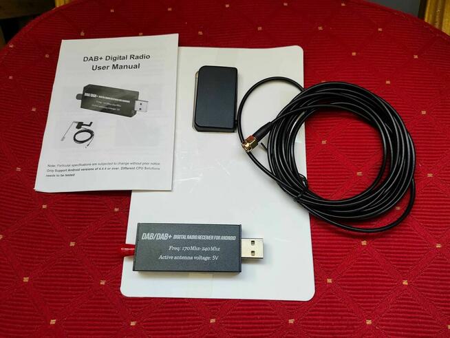 Tuner DAB+ DAB Adapter Radia Cyfrowe Android USB odbiornik