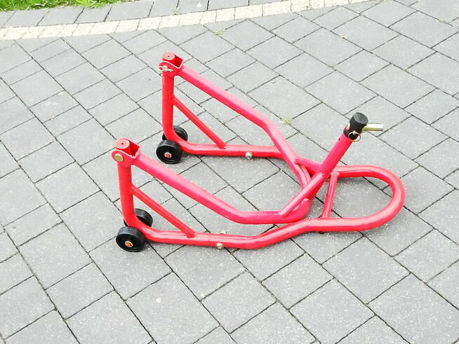 Stojak podnośnik motocyklowy przedni główka ramy - używany