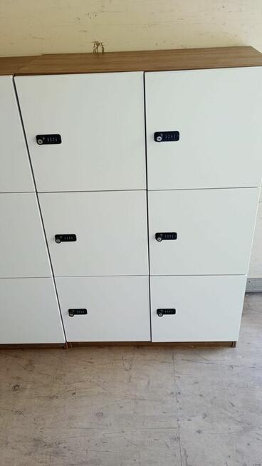 Szafka pracownicza biała locker szafy pracownicze 6skrytek b