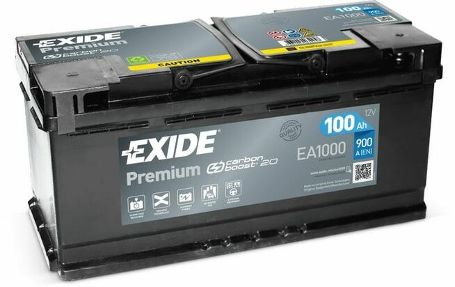 Akumulator Exide Premium EA1000 100Ah 900A Gdańsk