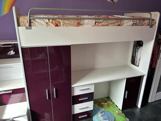 Funkcjonalny zestaw mebli dziecięcych EDEN 4S z łóżkiem