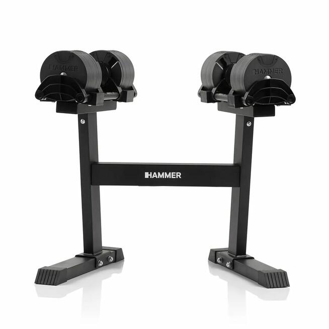 Zestaw hantli systemowych na stojaku HAMMER SMARTLOCK 2x32 k