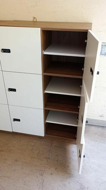 Szafka pracownicza biała locker szafy pracownicze 6skrytek b