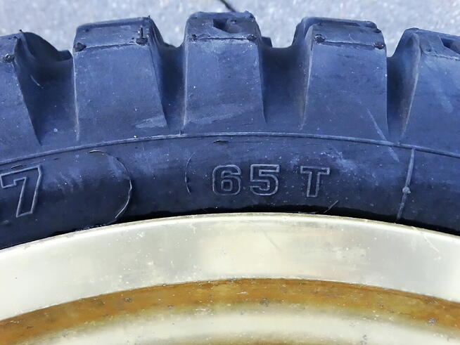 Koło felga Takasago 17xMT2.50 DOT 102 JAPAN 7 89