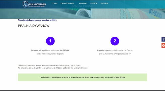 Czyste Dywany - pralnia dywanów Łódź