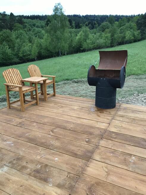 Namiot przy podeście