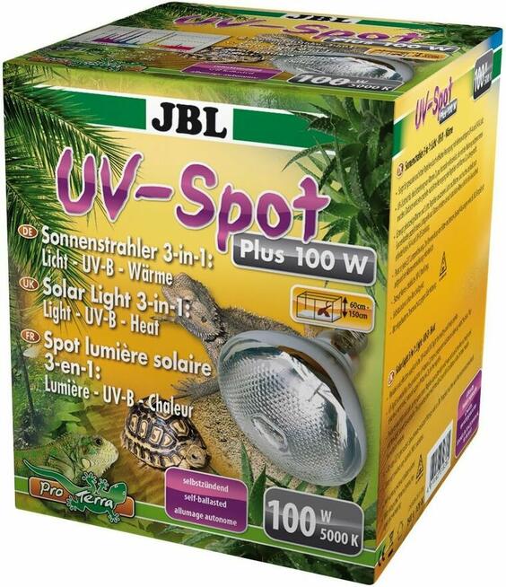 Jbl Uv-Spot plus 100W reflektor UV z spektrum 5000K czytaj
