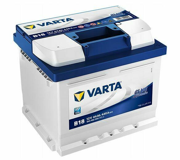 Akumulator Varta Blue B18 12V 44Ah 440A P+ NOWY/ SKLEP