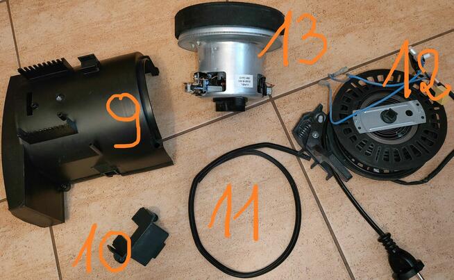 Odkurzacz Sencor SVC 45BL - CZĘŚCI !