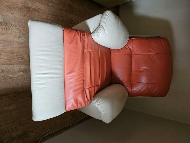 Komplet wypoczynkowy skórzany z funkcją relaks – 3+2+1