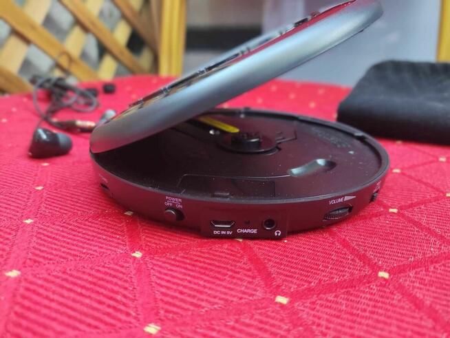 Odtwarzacz CD Player MP3 Bluetooth Dyskmen Walkman z Głośnik