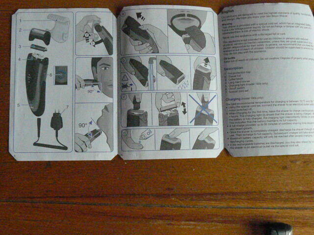 Braun 1070s-1 nowa folia tnaca, ostrze+oslona, instrukcja