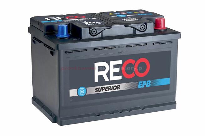 Akumulator RECO EFB RE57068 12V 70Ah 680A Start&Stop