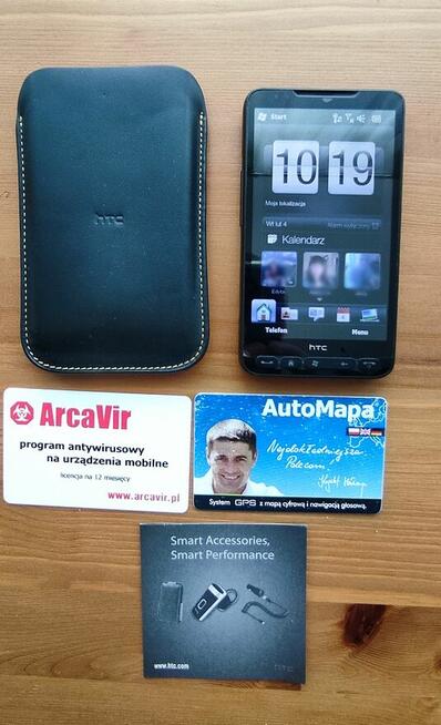 HTC HD2 Leo - pełny zestaw z salonu Orange + GRATIS Samsung