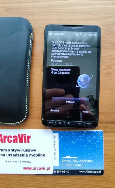 HTC HD2 Leo - pełny zestaw z salonu Orange + GRATIS Samsung