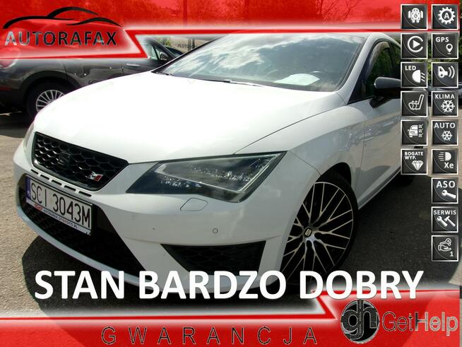 Seat Leon CUPRA, 280KM, Navi, PDC 2x, Grzane fotele, Klimatronic, Panorama
