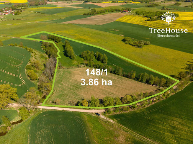 Działka rolna w Kabinach