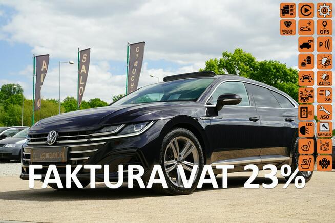 Volkswagen Arteon R -LINE x 3 Masaze HEAD UP kamery acc FUL LED skora BLIS panorama MAX