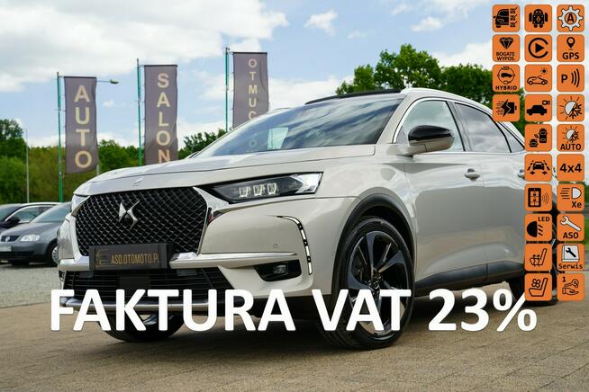 DS Automobiles DS 7 Crossback OPERA masaze FUL LED skóra EL.KLAPA nawi ACC 4X4 wentylacja PANORAMA
