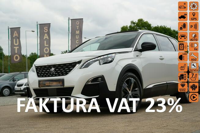 Peugeot 5008 GT kamery Skora Nawi PANORAMA blis FUL LED grzane fotele acc 7 os ful