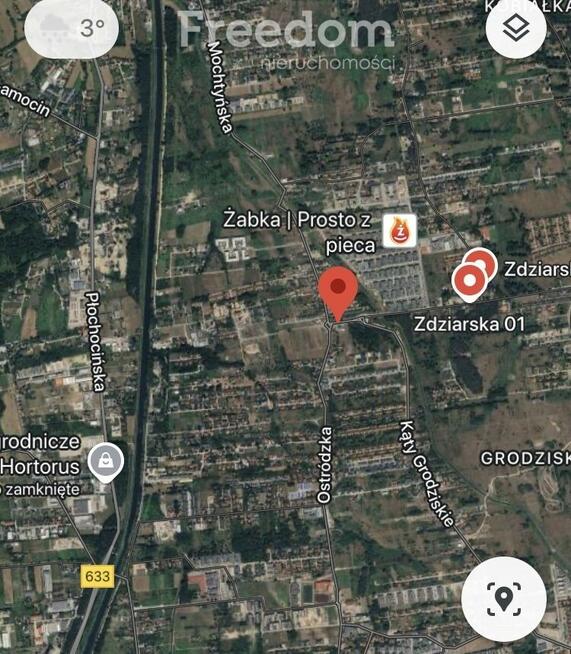 działka budowlana 3300m2 zabudowa wielorodz, Wa-wa