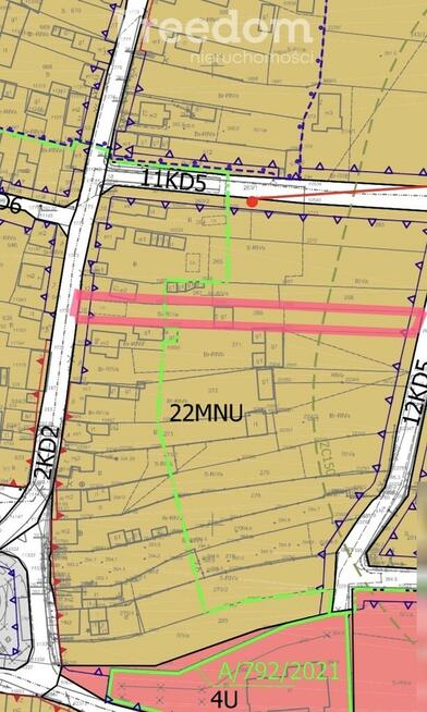 Centrum miasta działka budowlana Włodowice 1379m2