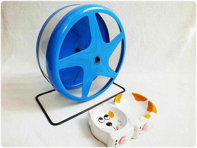 Kołowrotek gryzoni na stojaku Savic ORBITAL 27,5cm + Podwójn