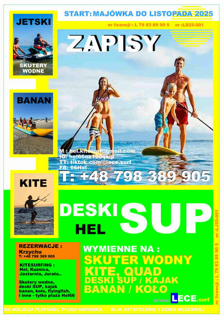 DESKI SUP HEL jetski