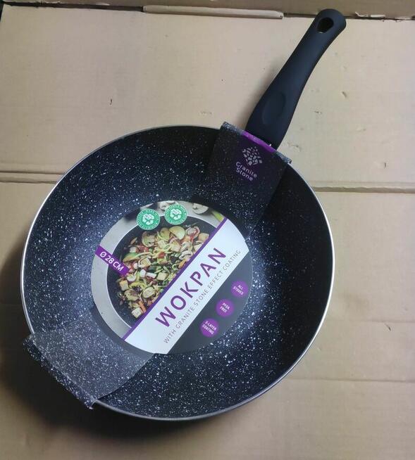 Wok 28cm patelnia głęboka bez pokrywy