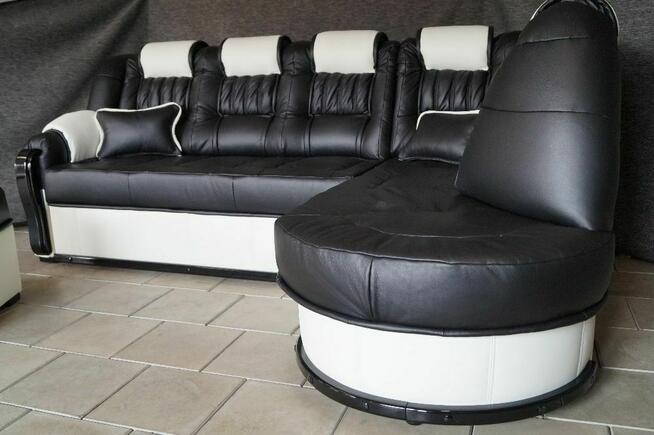 narożnik skórzany do spania od producenta