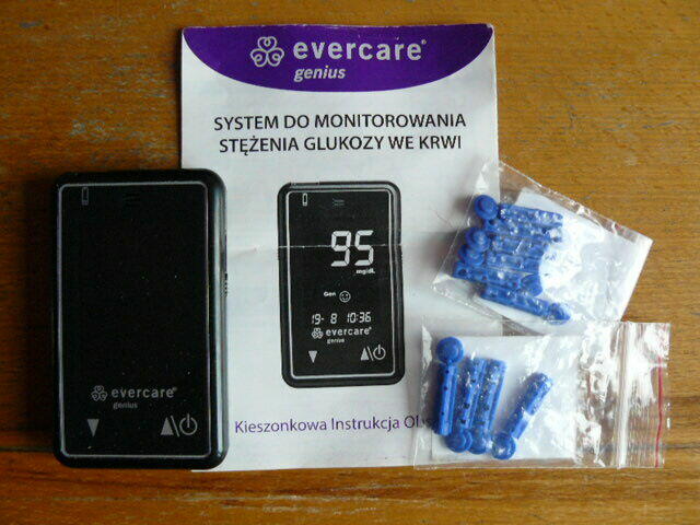Glukometr Evercare+instrukcja