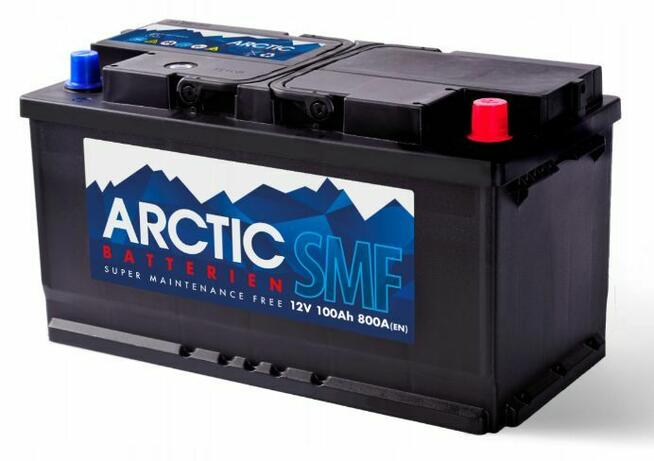 Akumulator samochodowy Arctic 12V 100Ah 800A P+ NOWY/ SKLEP