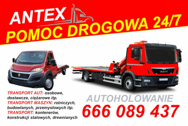 Pomoc drogowa holowanie laweta transport