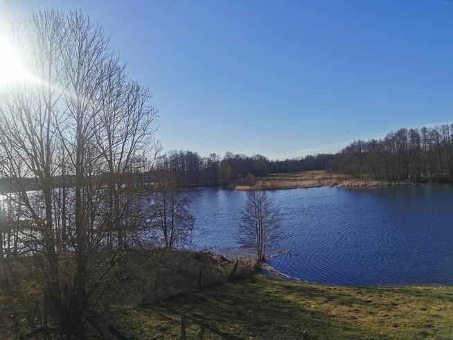 mieszkanie z widokiem na rzekę, z działką i budynkiem gospod