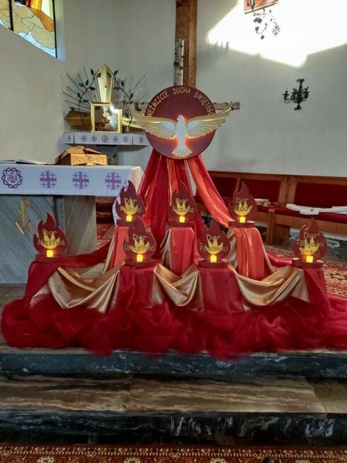 Bierzmowanie dekoracja z podświetleniem - zestaw NOWOŚĆ