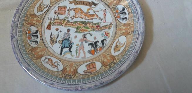 Kolekcjonerskie talerze z różnych krajów Oryginalne