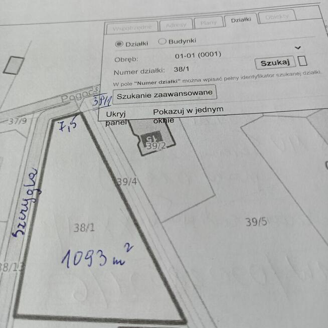 Sprzedam działkę budowlaną Marki Czarna Struga 1093 m2