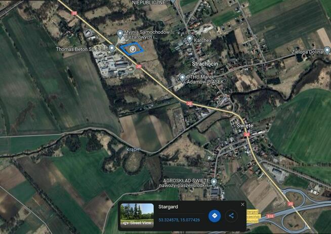 Działka Stargard-Strachocin