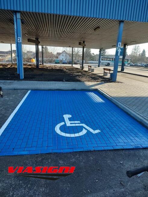 Malowanie oznakowania poziomego obiekty przemysłowe przestrz