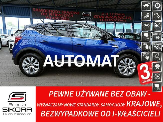Renault Captur AUTOMAT Led+Kamera 360+Navi+BLIS 3Lata GWARANCJI 1wł Kraj Bezwypadkowy