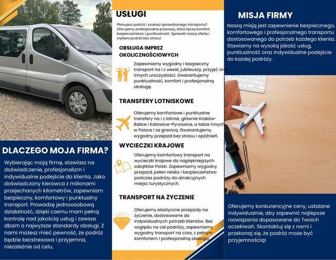 Profesjonalny przewóz osób – komfortowy bus 9-osobowy | Lice