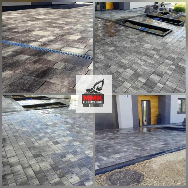 Układanie kostki brukowej, Brukarstwo, Tarasy, Schody, Alejki