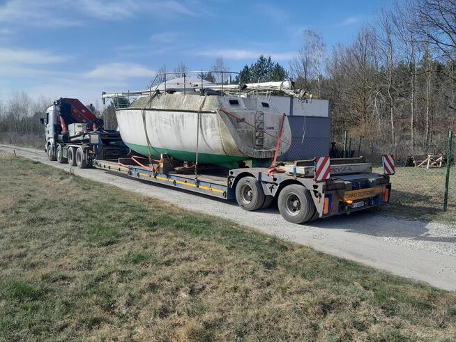 Transport HDS Warszawa ładunki do 4 m wysokości naczepa nisk